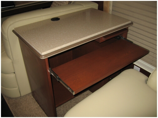 custom-built-desk-breadboard-pull-out Custom built desk with breadboard pullout