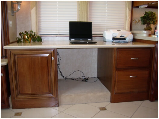 finished-hand-glazed-cherry Glazed cherry custom desk