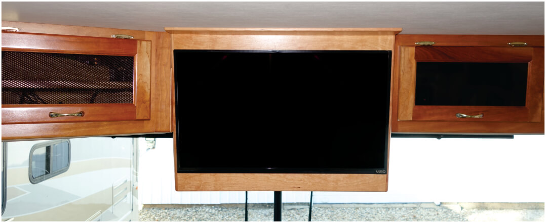 center-front-television-mount Center front TV mount