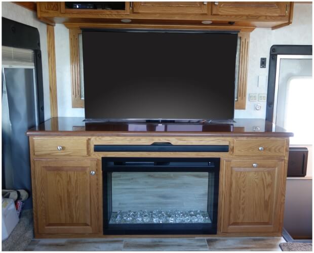 custom-television-cabinet-motorized-lift Custom TV cabinet with motorized lift