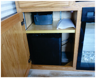 left-side-storage-televator Left side storage cabinet