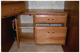 angled-desk-uses-extra-space Angled desk using extra space